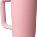 Owala FreeSip Tumbler Insulated Stainless Steel Water Bottle with Built-in Straw and Side Handle, For Travel, Work, School, and Sports, 30oz, BPA Free, Leak Proof, Rose Quartz