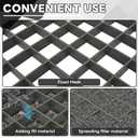 Permeable Pavers, 12 Pcs Heavy Duty Grass & Gravel Permeable Paver System Grass & Gravel Pavers PPE Plastic Pavers for Lawn Decks driveways Sidewalks shed Bases, 1" Depth, 22 Sq Ft, Gray