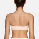 Vertvie Straplss Push UP Bas Seamless Wireless Bandeau Bra Comfortable, Supportive, and Versatile for Everyday Wear (Nude,Medium) (M)