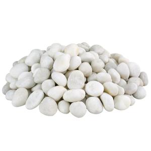 40lbs White River Rocks, 1-2 Inch Natural Pebbles for Plants, Hand-Picked Premium Stones for Landscaping and Garden Design, Fish Tank, Flower Pots, Pathways and Backyard
