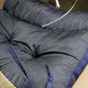 Outdoor Chaise Lounge Cushions, Waterproof Lounge Chair Cushions, 75.1x22.8x4.7 inches