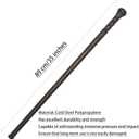Cane Hiking Stick Mountaineering Stick Black Walking Hiking Men and Women 35 inches
