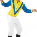 fun shack Horse Jockey Costume for Men, Adult Jockey Halloween Outfit, Equestrian Theme Dress-Up, Race Day Attire (X-Large)