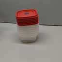 Rubbermaid Easy Find Lids Food Storage Containers, Racer Red, 6-Piece Set
