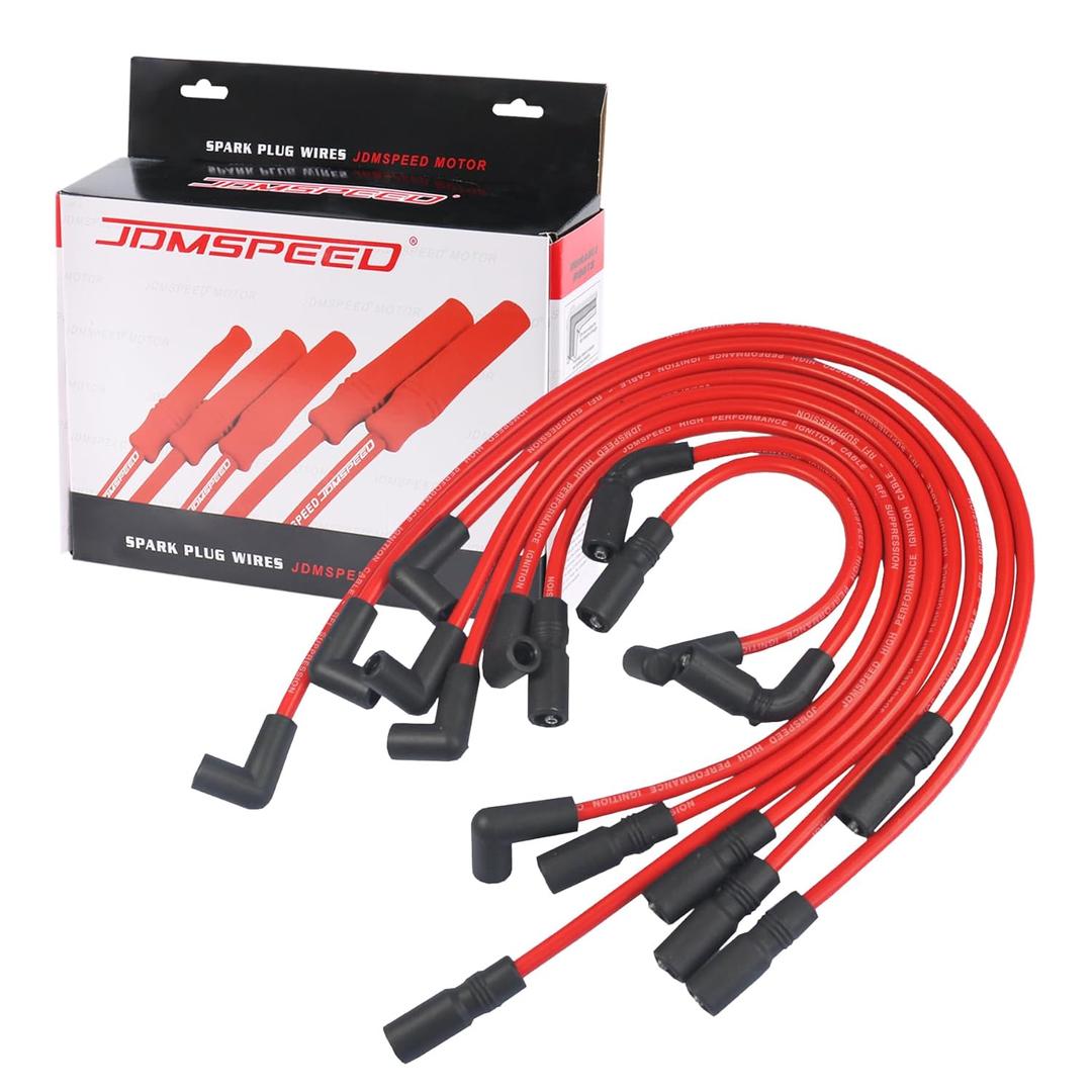 JDMSPEED New Spark Plug Wire 10.5mm Replacement for GMC Vortec V6 4.3L 1996-2014
