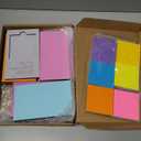 Motipuns 36 Pcs CNA Week Appreciation Gifts Bulk Colorful Sticky Notes Dispenser End of School Year Gifts Office Team Work Sticky Notes OPP Bags Set for Nurse Teacher Coworker Staff CNA Week