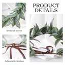 MOSTORY Green Greek Laurel Crown - Woodland Goddess Greek Hairband for Toga Costume Adult, Greenery Roman Leaf Crown for LARP Renaissance Royal Cosplay Photo Shoot