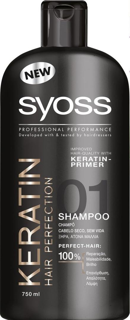 Syoss yoss Keratin Hair Perfection Shampoo 16.9 fl oz (Shampoo 750)