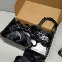 Ratchet Tie Down Straps Set,1500 lbs Break Strength, 1" x 15' Heavy Duty Ratchet Straps with 4X Soft Loops Padded Handles Coated S Hook, Fits for Moving Appliances Motorcycle ATV Truck,Black