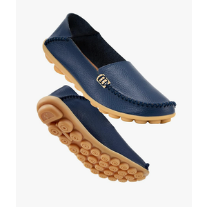 DUOYANGJIASHA Women's Comfortable Loafers Casual Round Toe Moccasins Wild Driving Flats Soft Walking Shoes Women Slip On, Size 43