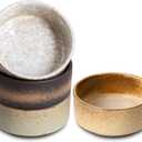 Ceramic Bowl Sets of 4, 4.5 Inches Mix Color, Small Bowls Set Farmhouse Vintage Color Bowls for Kitchen, 10 oz Bowl for Dessert, Dip, Side Dishes, Ice Cream, Fruit, Rice Dishwasher Microwave Safe