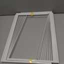 LBG Products Window Air Conditioner Side Panel and Frame Set, AC Accordion Filler Kit, Fits Most 12000BTU Window Air Conditioners