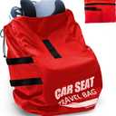 Car Seat Travel Bag for Airplane, Large Car Seat Bags for Air Travel, Carseat Storage Bag for Car Seat Airport, Carseat Cover Travel - Baby Travel Essentials for Flying