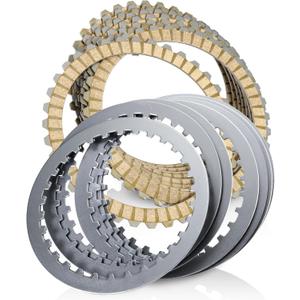 MoKitDora Extra Clutch Plate Friction Steel Clutch Kit Compatible with 1991-2017 Sportster 1990-1997 Harley Big Twin 1991-2002 Buell All Models 17 PCS Big Twin Clutch Kit