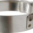 ROADFORMER 3.5" T-Bolt Hose O.D. Clamp: 83mm - 91mm (3.28" - 3.58") Hose Clamp for 3.5 inch Hose Outer Diameter, Stainless Steel Bolt and Band, Floating Bridge and Nylon Insert Locknut, 2 Pack