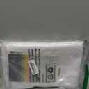 BGment Room Darkening Curtains 45 Inch Length - Rod Pocket Short Window Drapes for Bedroom Living Room Window, Greyish White, 42 x 45 Inch, 2 Panels Set