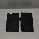 Munchkin Back Seat Cover for Kids, Deluxe Kick Mats Car Seat Protector, Black, 2 Pack