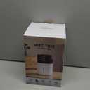 3L Mist-Free Evaporative Humidifier for Bedroom, Top Fill Humidifier Work with Tap Water, Touch Control,USB Powered, Sleep Mode, Night Light,18H Timer, Easy-Clean Design for Home Office (Black)