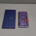 Janmitta Case for iPhone 13 Pro Max Phone Cover Built in Slide Camera Lens Cover+Screen Protector,Heavy Duty Shockproof Full Body PhoneCase with Finger Ring Holder Kickstand,Purple