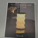 Travel Gifts Portable lamp with Touch Dimmer, Travel Lamp Warm Light, Foldable Paper Lamp, Rechargeable Small Battery Table Lamp for Bedroom Living Room, Traveling gifts for Women, Men & Couples