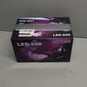 YaeCCC Fog Machine, 500W Smoke Machine with Built-In Colored LED Lights, Wireless Remote Control for Halloween, Parties, Stage, Wedding, Christmas