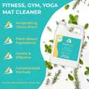 SwaytAway Fitness Mat Cleaner Concentrate Fresh Mint, 32oz Makes 4 Gallons