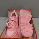 LUCKY STEP Women's Rhinestone Chunky Sneakers Breathable Lace-Up Platform Walking Sneakers Fashion Casual Dad Shoes (9)