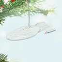 Hallmark Keepsake Star Trek Mini Christmas Ornament (U.S.S. Voyager) 0.25" Tiny Ornament for Tabletop Tree