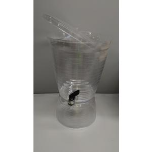 CreativeWare Bark Beverage Dispenser, 2.5 Gallon, Clear, (Pack of 1)