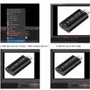 HDMI Video Capture Card, 4K HDMI to USB Capture Card Full HD 1080P 30fps, Record via DSLR, Camcorder, Action Cam for Live Streaming, Compatible with Nintendo Switch, PS4, Xbox One, PC