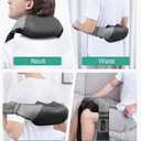 Medcursor Neck Massager with Heat - Deep Tissue Pain Relief, Rechargeable Shiatsu Neck and Shoulder Massager, Ideal Choice for Men, Women, Mom & Dad, Coal Black