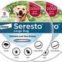 Seresto Large Dog Vet-Recommended Flea & Tick Treatment & Prevention Collar for Dogs Over 18 lbs. | 2-Pack