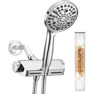 Dual Shower Head Bundle with 1-PACK Shower Filter Replacement Cartridge