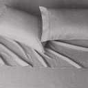 Amazon Basics Lightweight Wrinkle Free, Breathable Brushed Microfiber 4-Piece Bed Sheet Set with 14-Inch Deep Pockets, Full, Gray Arrows, Geometric
