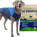 SurgiSnuggly Dog Surgical Recovery Suit for Female and Male Dogs, Spay, Neuter,E Collar Dog Cone Alternative, The Original Recovery Suit for After Surgery Small, Medium and Large Dogs BB XLS (Xtra Large Short (Pack of 1))