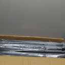 Muzata 100Pack 32" Aluminum Deck Balusters Round Black Deck Railing Stair Porch Staircase Spindles 3/4" Diameter Hollow for Railing Fencing Porch Stair WT15