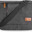 Estarer Messenger Bags for Men 13-13.3 Inch Laptop Briefcase Water Resistant Canvas Bag for Work/Office/Commute Small Shoulder Crossbody Laptop Satchel