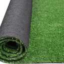 Artificial Grass Door Mat Lawn Pet Turf 4' x 6', Synthetic Faux Grass Carpet with Drainage Holes, 0.4" Pile, Customized Fake Turf Rug for Entryway Garden Backyard Patio Balcony