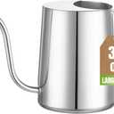 34oz/1000ml Watering Can Indoor Plants with Long Spout, Plant Watering Can for Ergonomic Handle, Rust-Resistant & Durable 304 Stainless Steel, Office & Home