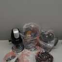 Ninja QB1004 Blender/Food Processor with 450-Watt Base, 48oz Pitcher, 16oz Chopper Bowl, and 40oz Processor Bowl for Shakes, Smoothies, and Meal Prep, Black