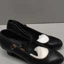 Women's Black Non-Slip Latin Salsa Dance Heels Ballroom Character Shoes Prom Dress Pumps. Size 9.5 W