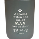History & Heraldry Personalised Dog Treat Jar - Max