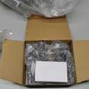 All Keyed Alike Entry Door Knobs and Single Cylinder Deadbolt Lock Combo Set, Security for Entrance and Front Door with Flat Ball Classic Matte Black Finish by Lanwandeng, 
4 Sets