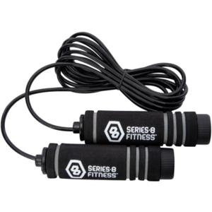 Jump Rope, Professional Workout Speed Rope, Black, Adjustable Length, fitness accessory