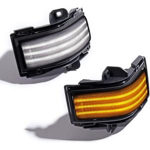 LED Sequential Side Mirror Marker Lights Switchback Turn Signal Lamps Towing Mirror Light Compatible with 2017-2022 2023 Ford F250 F350 F450 F550 Super Duty 2015-2022 2023 F150
