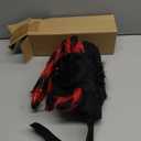 JaGely Halloween Costume for Dog, Dog Spider Costume with 64 LED Lights, Light up Furry Outfit for Medium Large Dogs Funny Cosplay Halloween Party(Red)