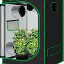 Green Hut Indoor Grow Tent for Plants 36"x60"x78" Mylar Hydroponic Grow Tents Indoor Grow Room for Plant Fruit Flower Veg with Removable Waterproof Floor Tray