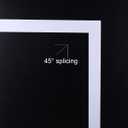 2 x Flexible Molding & Wall Trim | Peel and Stick Design | Ceiling, Floor, Mirror, Corner, Wardrobe, Cabinet and Auto Trim, 16.4 ft x 0.26 inch (Matte White)