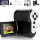 LAKWAR 1000X Handheld Digital Microscope for Kids: 4K 2.0" Screen Portable Digital Microscope for Kids 8-12 Home School Science Education (Black)