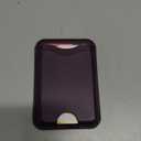 Magnetic Wallet Purple Vegan Leather Upgraded for MagSafe Wallet, 5 Card-Holder, for iPhone, with Adjustable Stand, for iPhone 16/15/14/13/12 Series, Not for Mini, Ultra-Slim